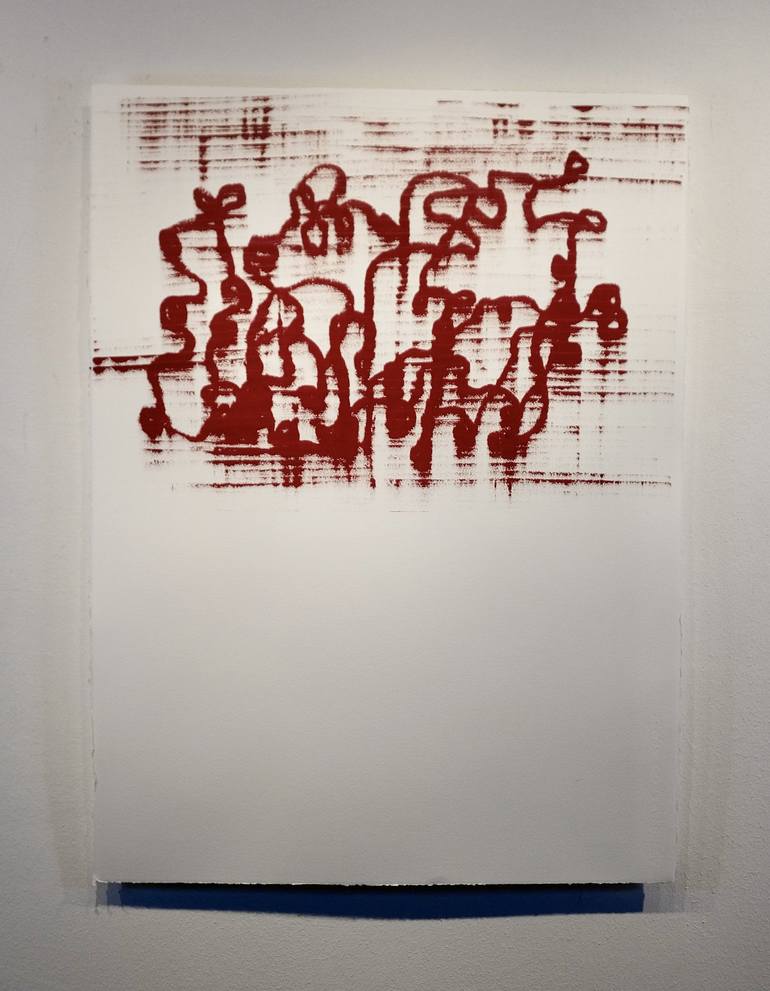 Original Abstract Expressionism Abstract Painting by Luca Brandi