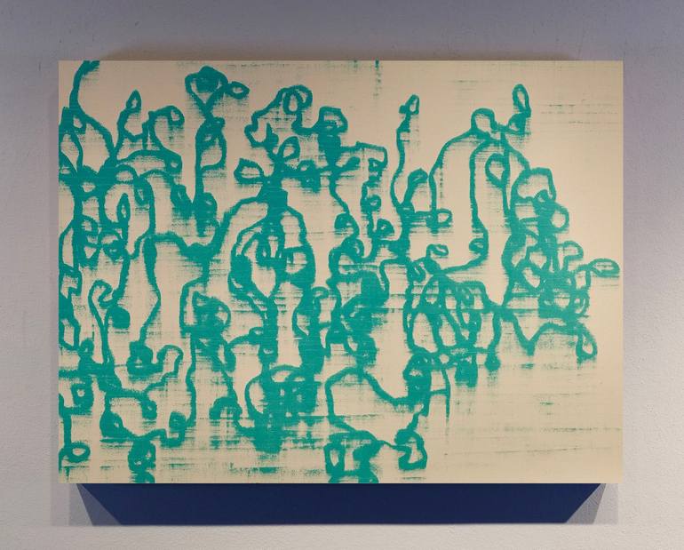Original Abstract Expressionism Abstract Painting by Luca Brandi