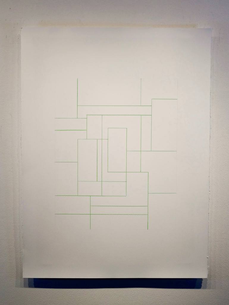 Original Abstract Drawing by Luca Brandi