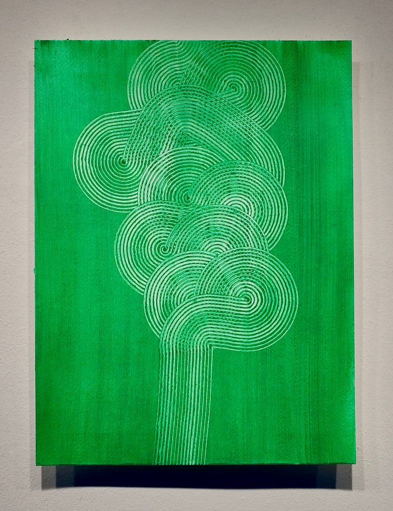 Original Abstract Expressionism Abstract Painting by Luca Brandi