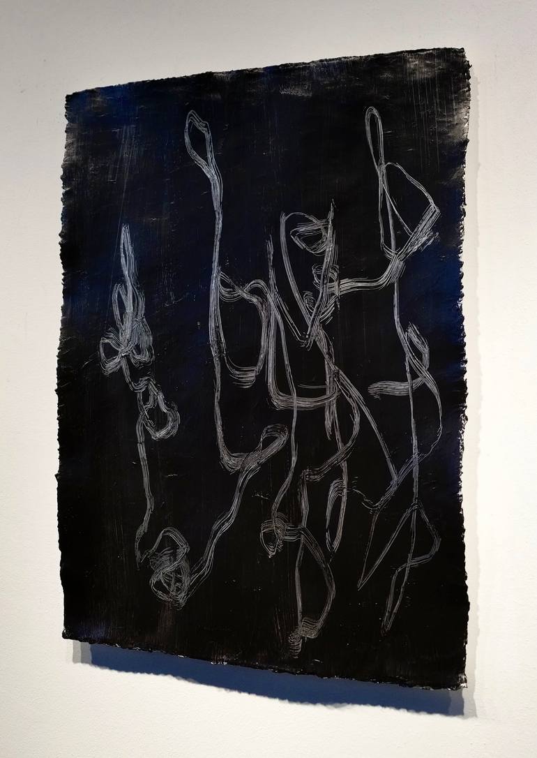 Original Abstract Expressionism Abstract Painting by Luca Brandi