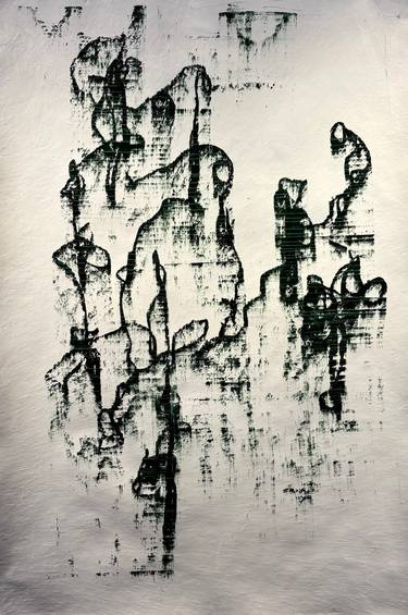 Original Abstract Expressionism Abstract Paintings by Luca Brandi