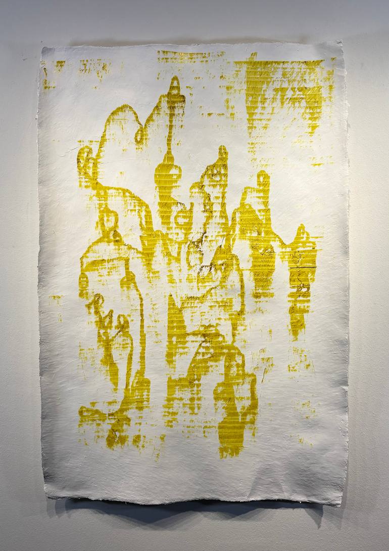 Original Abstract Expressionism Abstract Painting by Luca Brandi