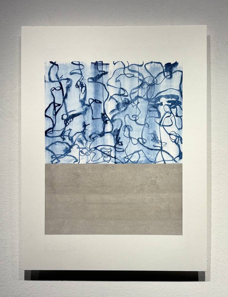 Original Minimalism Abstract Painting by Luca Brandi