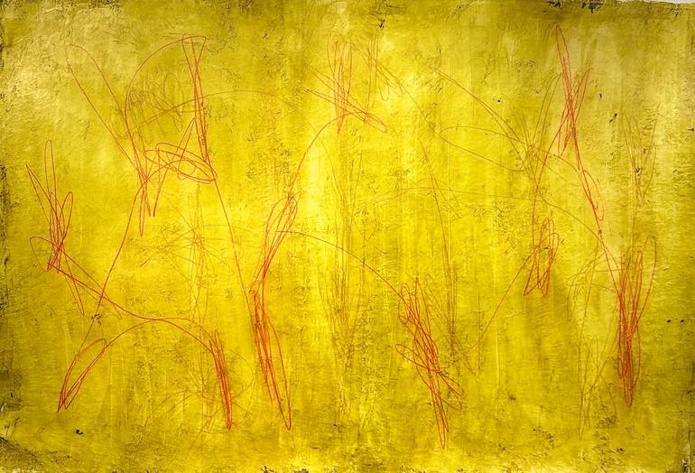 Original Abstract Painting by Luca Brandi | Abstract Art on Paper | I like the way you kiss me