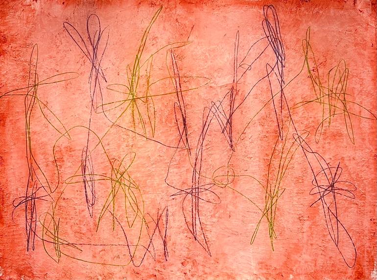 Original Abstract Painting by Luca Brandi | Abstract Art on Paper | I like the way you kiss me 3