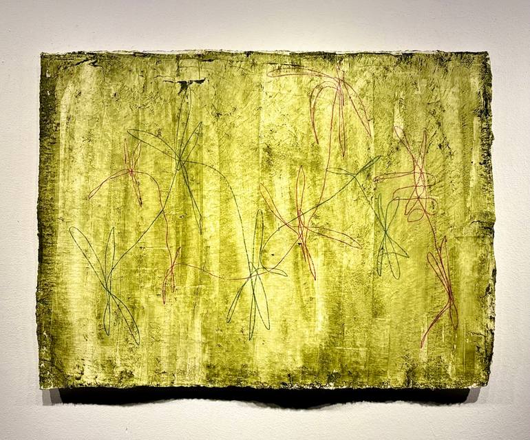 Original Abstract Expressionism Abstract Painting by Luca Brandi