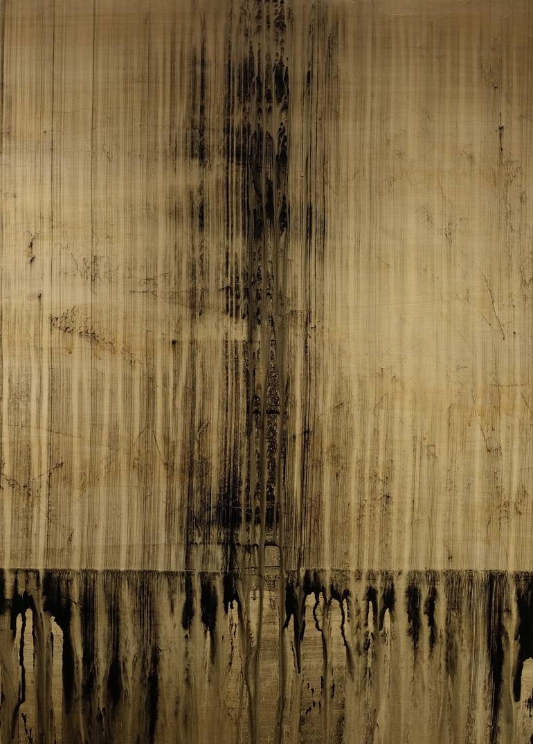 Original Abstract Expressionism Abstract Painting by Luca Brandi