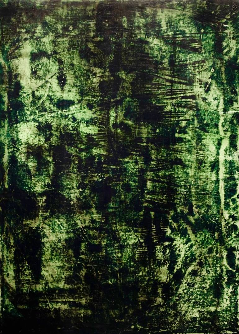 Original Abstract Expressionism Abstract Painting by Luca Brandi