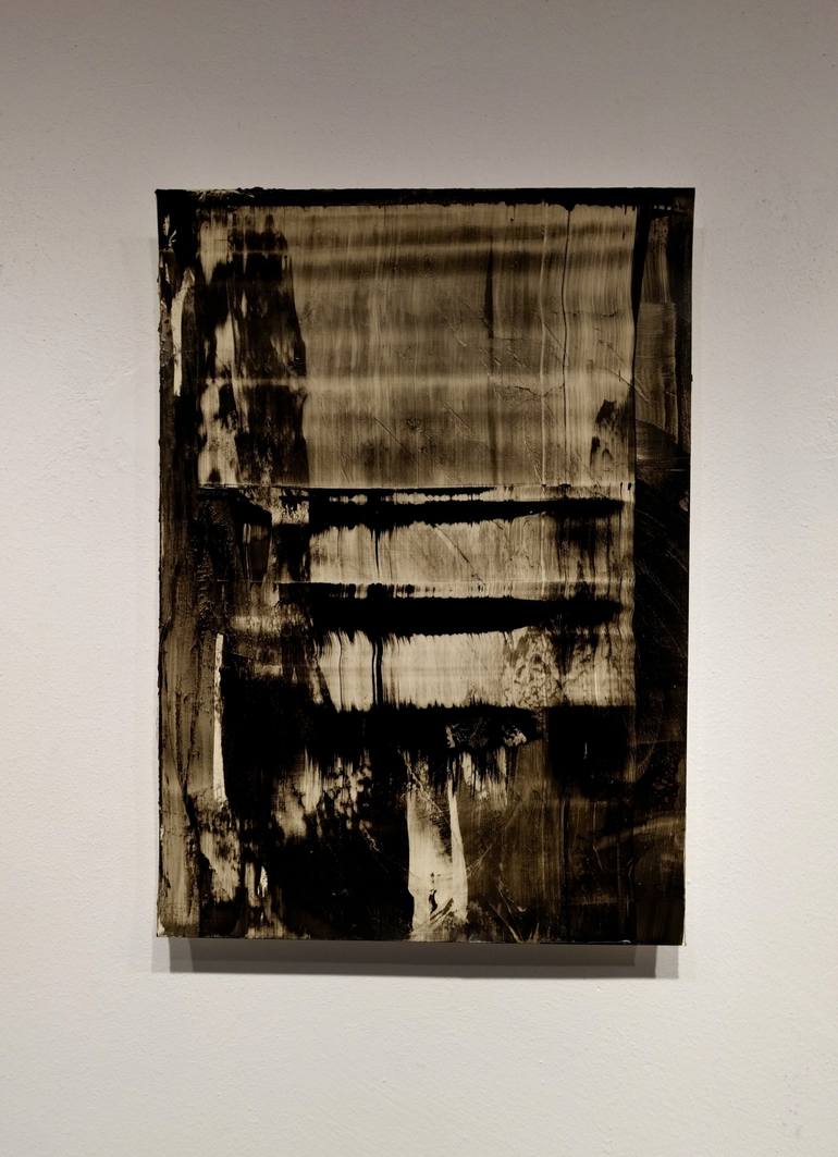 Original Abstract Painting by Luca Brandi | Abstract Art on Paper | ABOUT THE WAY THE RIVER FLOWS II