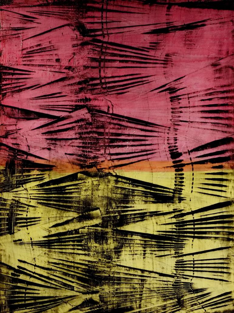 Original Abstract Expressionism Abstract Painting by Luca Brandi