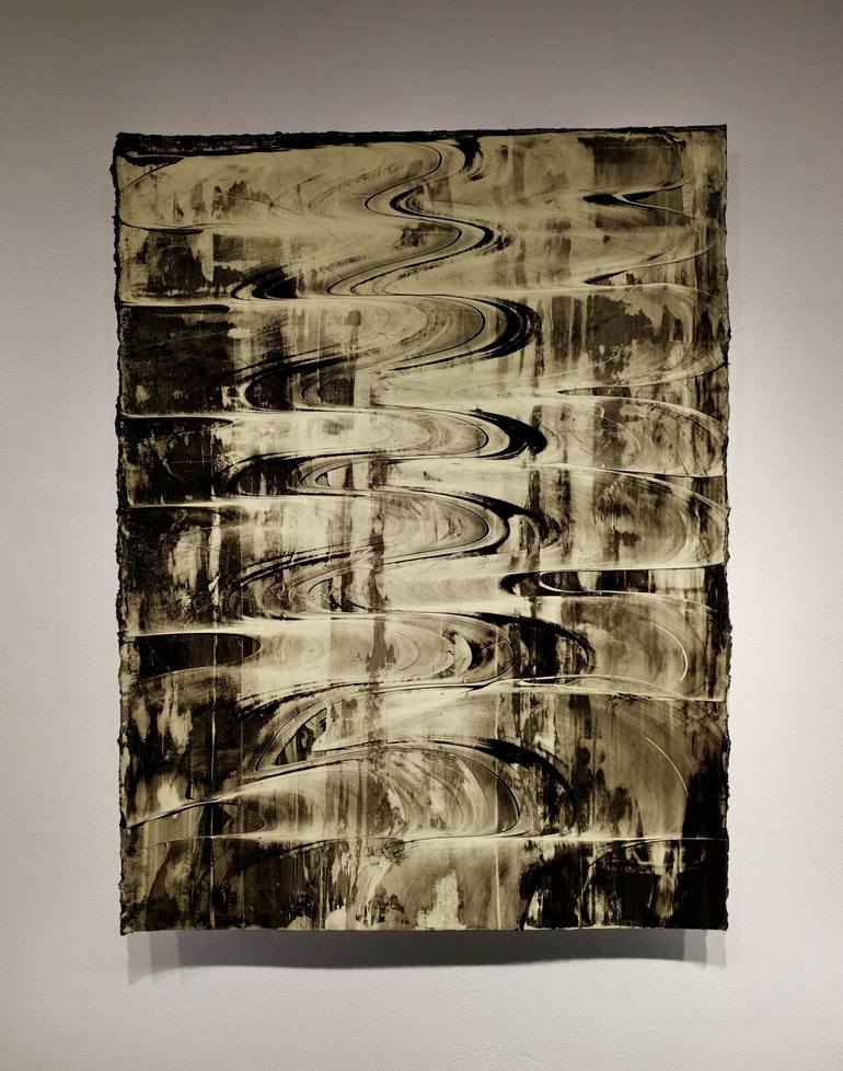Original Abstract Expressionism Abstract Painting by Luca Brandi