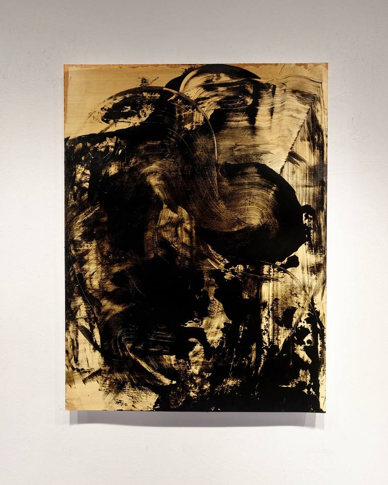 Original Abstract Expressionism Abstract Painting by Luca Brandi