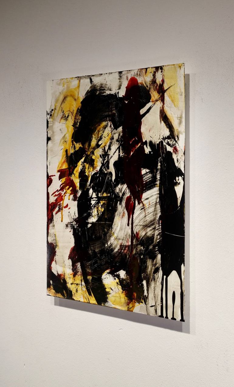 Original Abstract Expressionism Abstract Painting by Luca Brandi