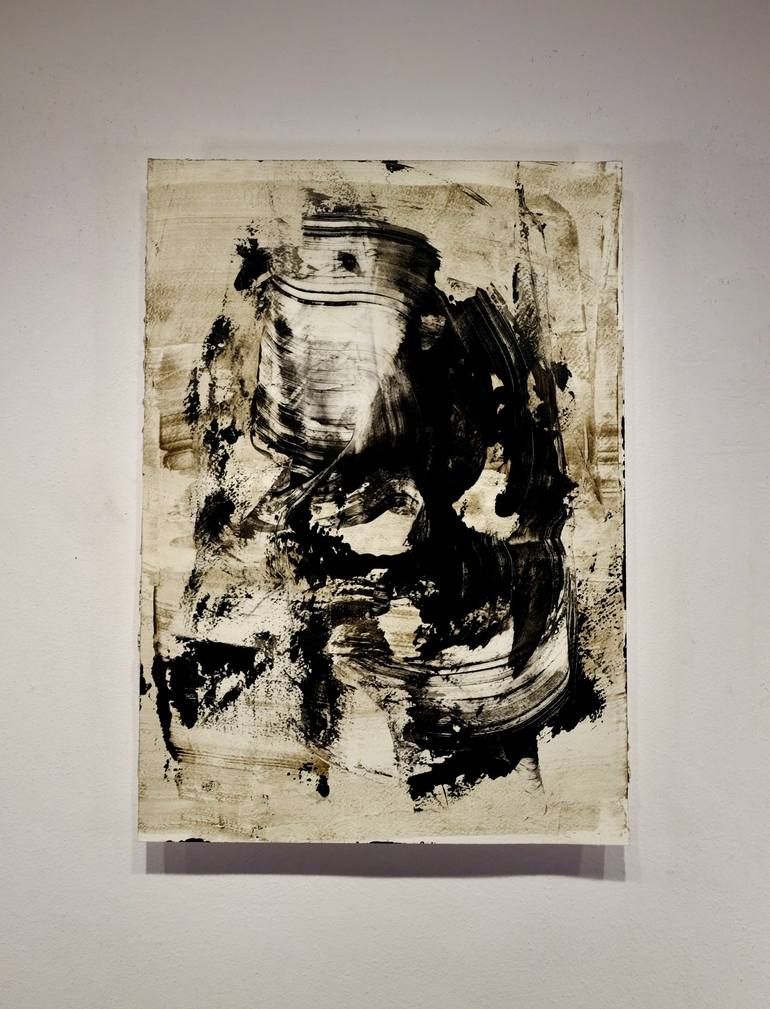 Original Abstract Expressionism Abstract Painting by Luca Brandi