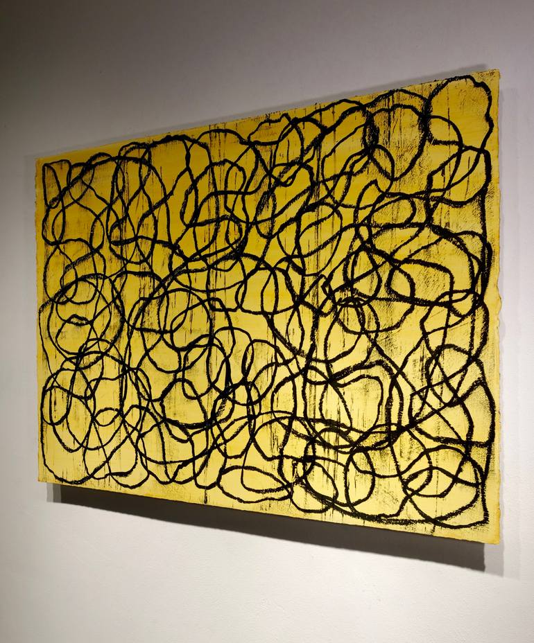 Original Abstract Expressionism Abstract Painting by Luca Brandi