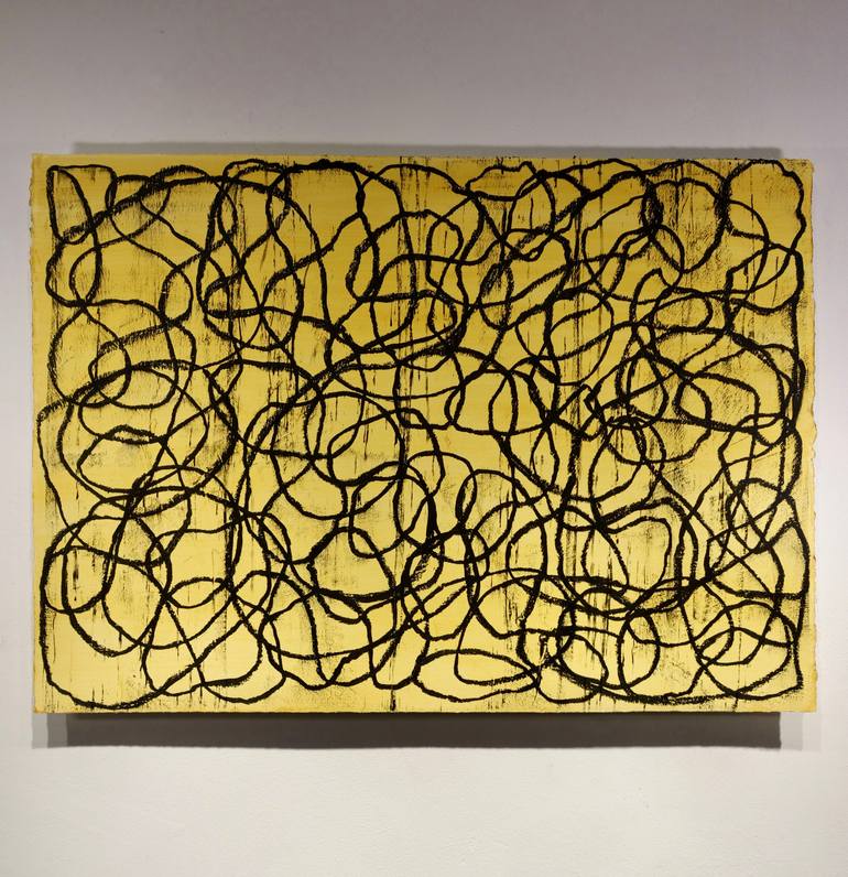 Original Abstract Expressionism Abstract Painting by Luca Brandi