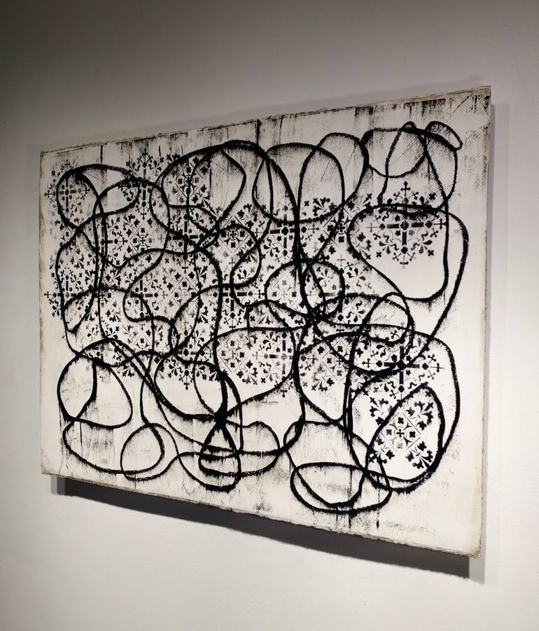 Original Abstract Expressionism Abstract Painting by Luca Brandi