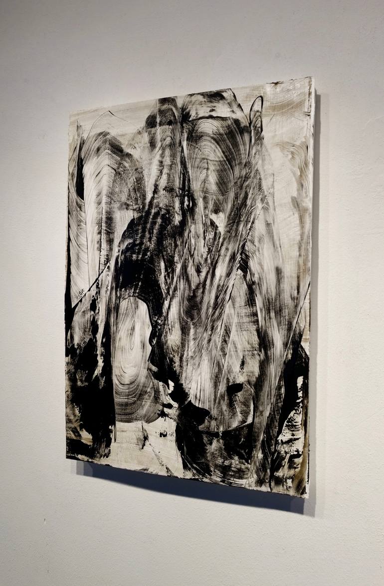 Original Abstract Expressionism Abstract Painting by Luca Brandi