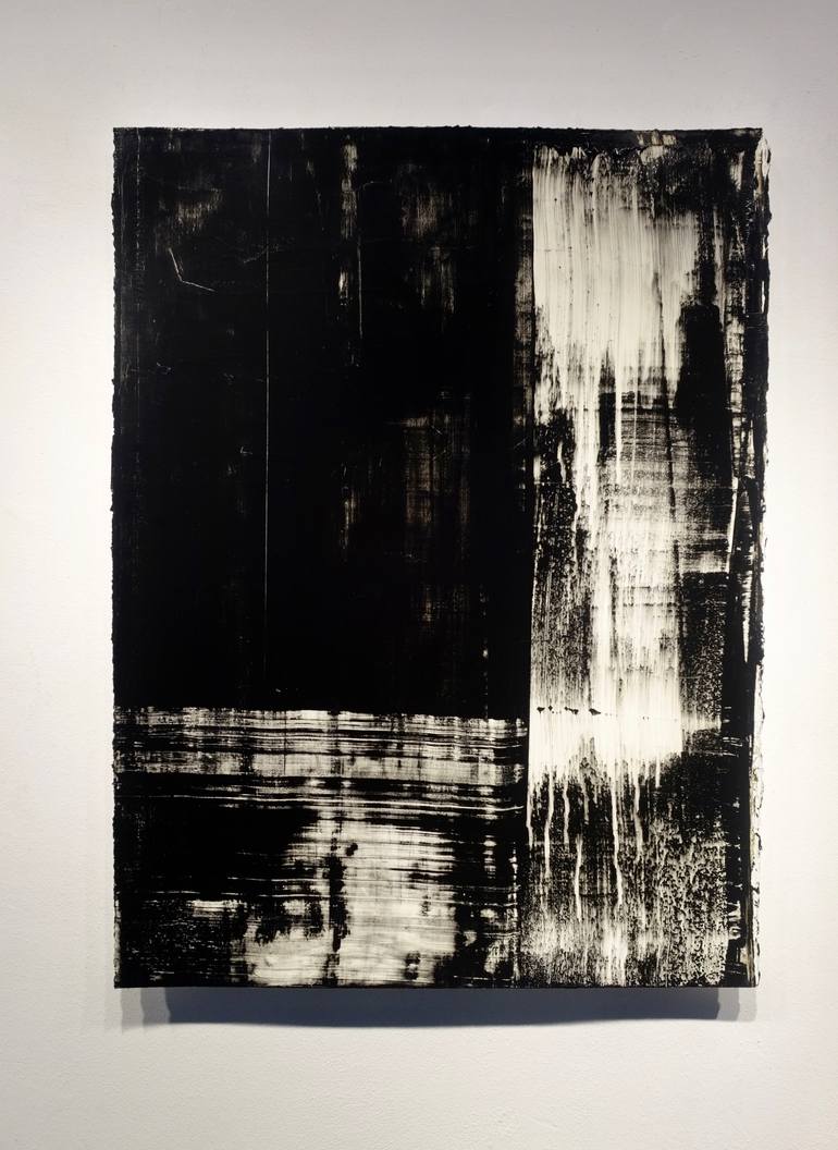 Original Abstract Expressionism Abstract Painting by Luca Brandi