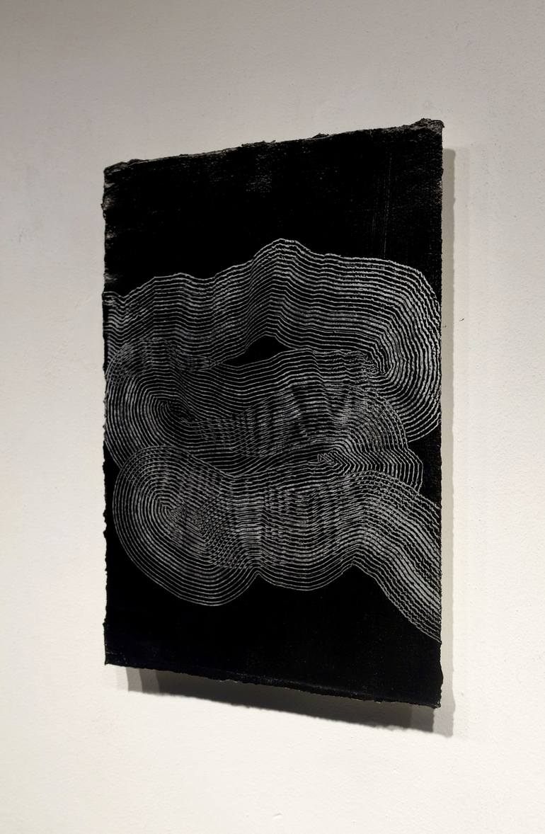 Original Abstract Expressionism Abstract Painting by Luca Brandi