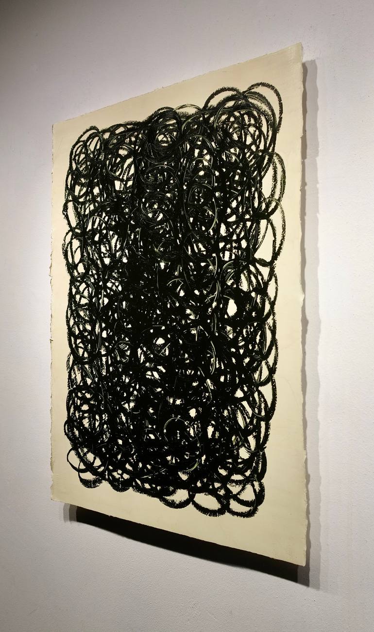 Original Abstract Expressionism Abstract Painting by Luca Brandi