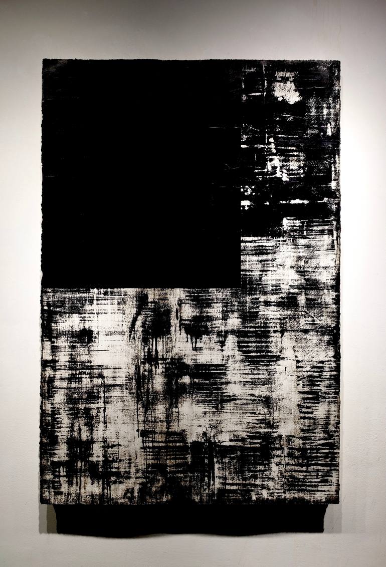 Original Abstract Expressionism Abstract Painting by Luca Brandi