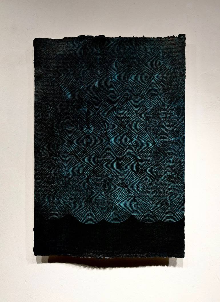 Original Abstract Expressionism Abstract Painting by Luca Brandi