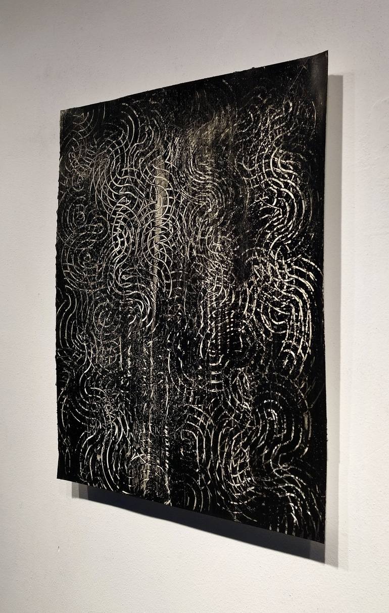 Original Abstract Expressionism Abstract Painting by Luca Brandi