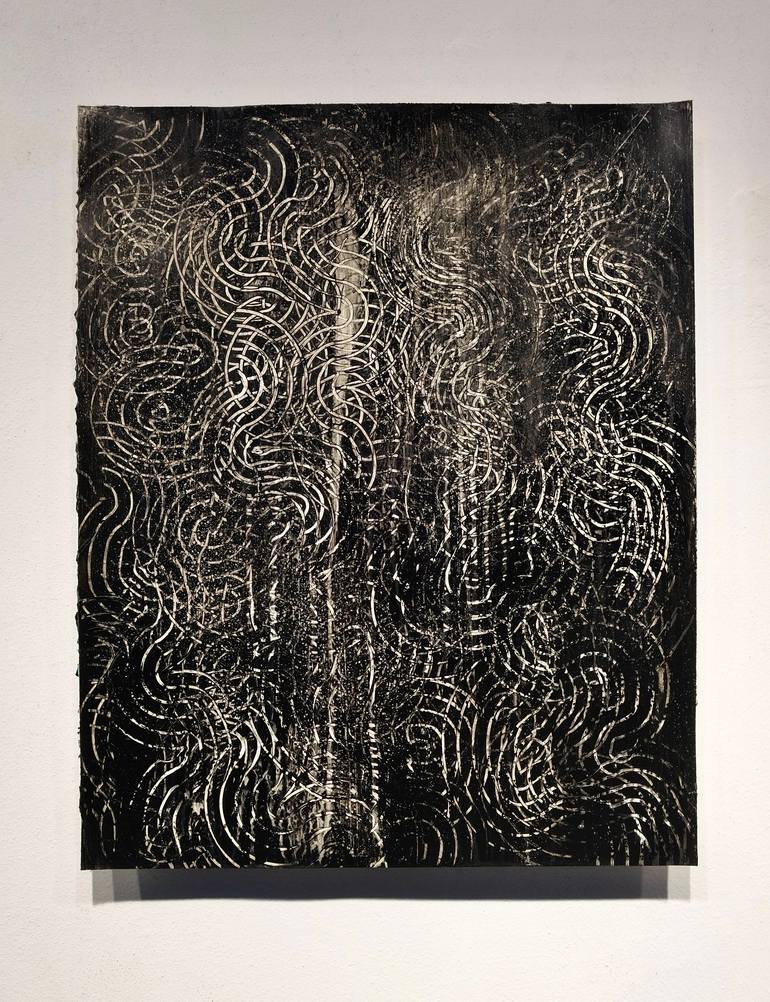 Original Abstract Expressionism Abstract Painting by Luca Brandi