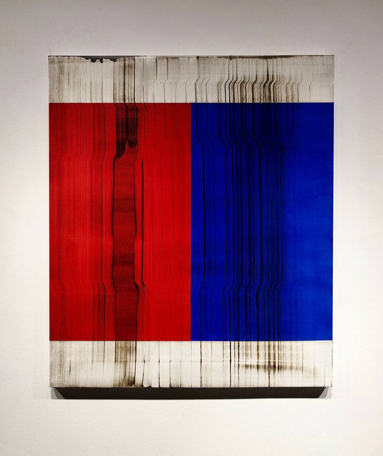 Original Abstract Expressionism Abstract Painting by Luca Brandi