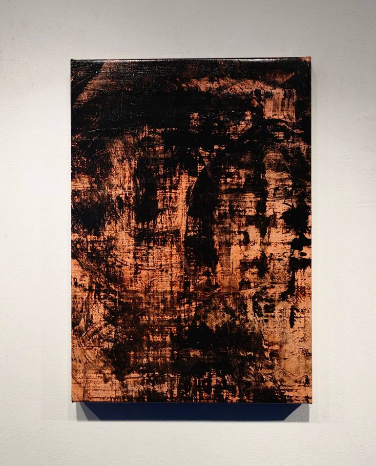 Original Abstract Expressionism Abstract Painting by Luca Brandi