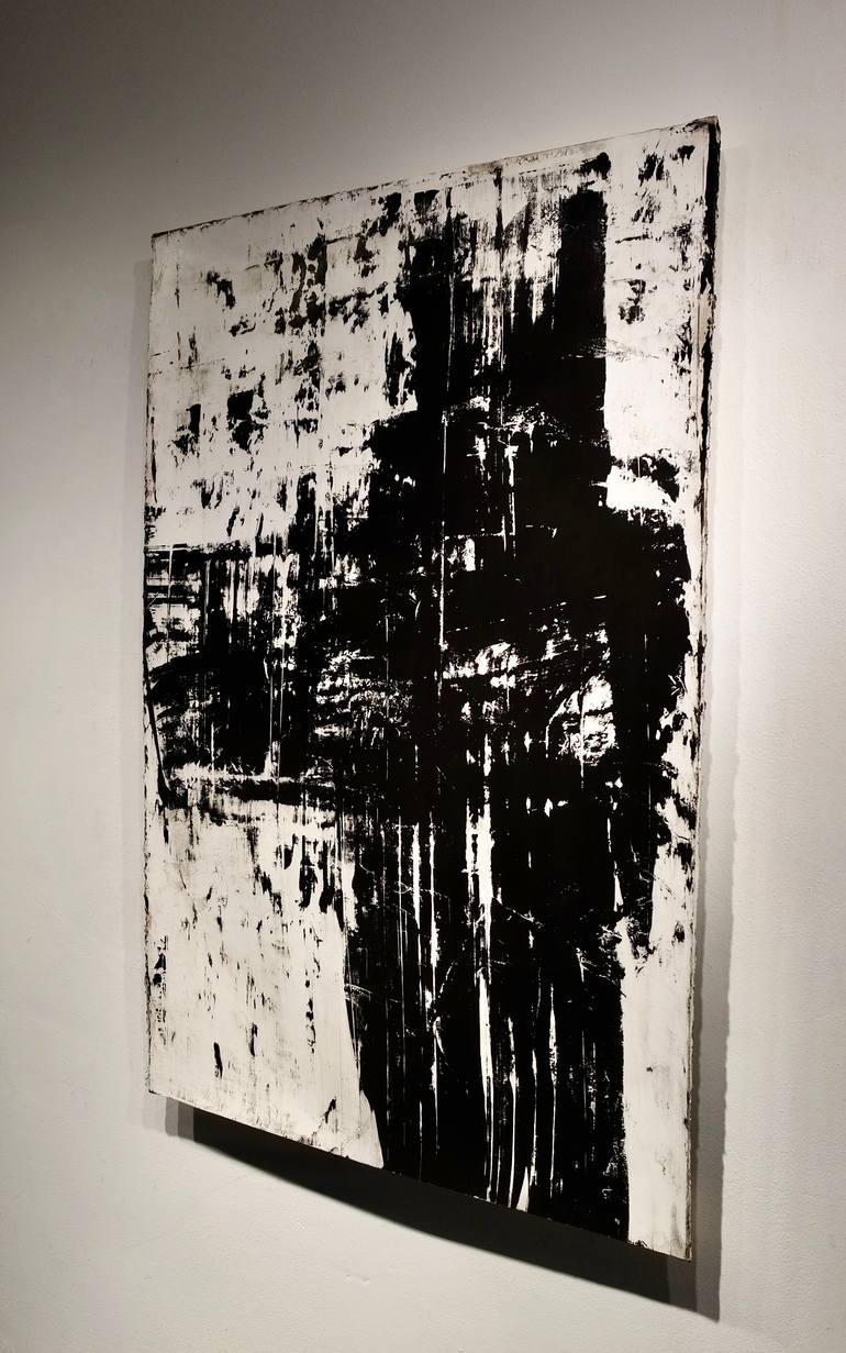 Original Abstract Expressionism Abstract Painting by Luca Brandi