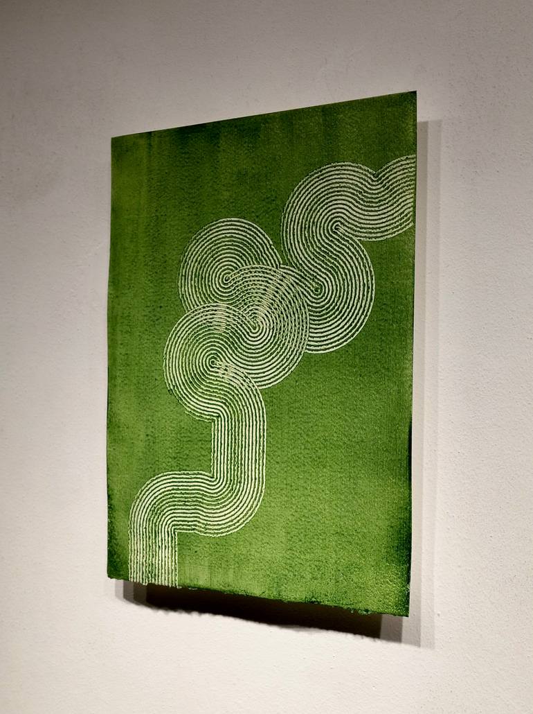 Original Abstract Expressionism Abstract Painting by Luca Brandi