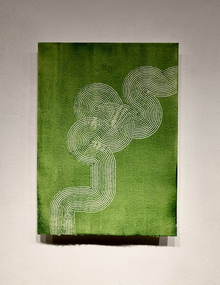 Original Abstract Expressionism Abstract Painting by Luca Brandi