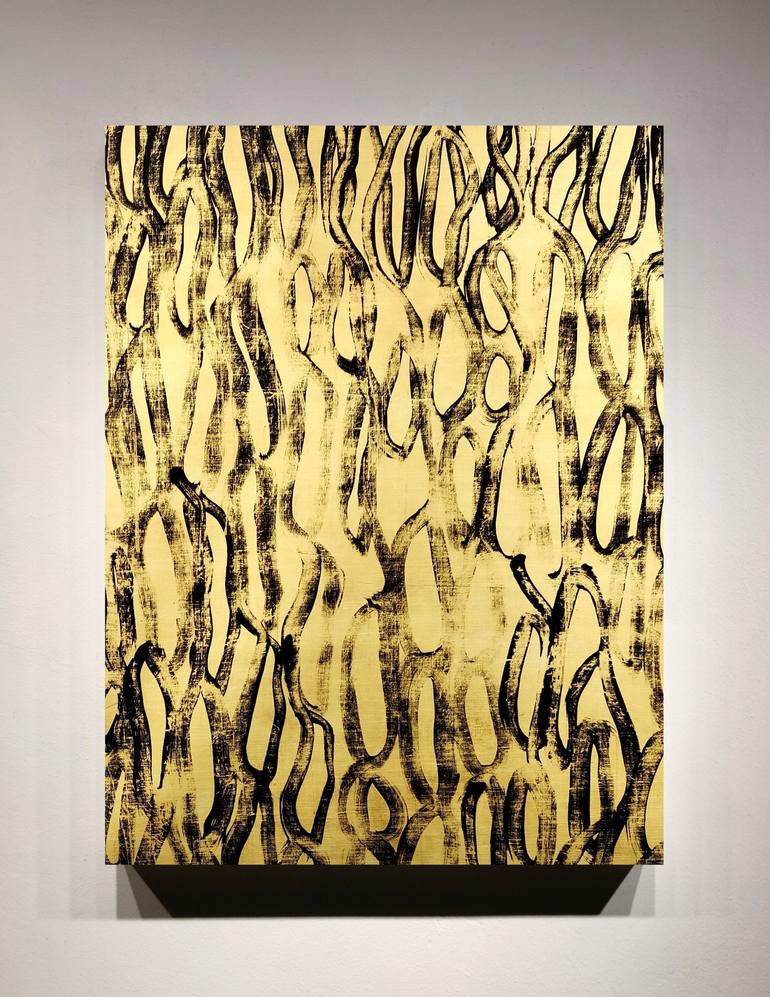 Original Abstract Expressionism Abstract Painting by Luca Brandi