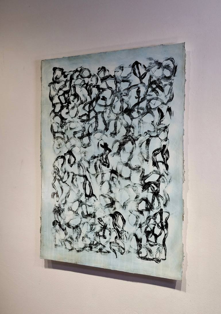 Original Abstract Expressionism Abstract Painting by Luca Brandi