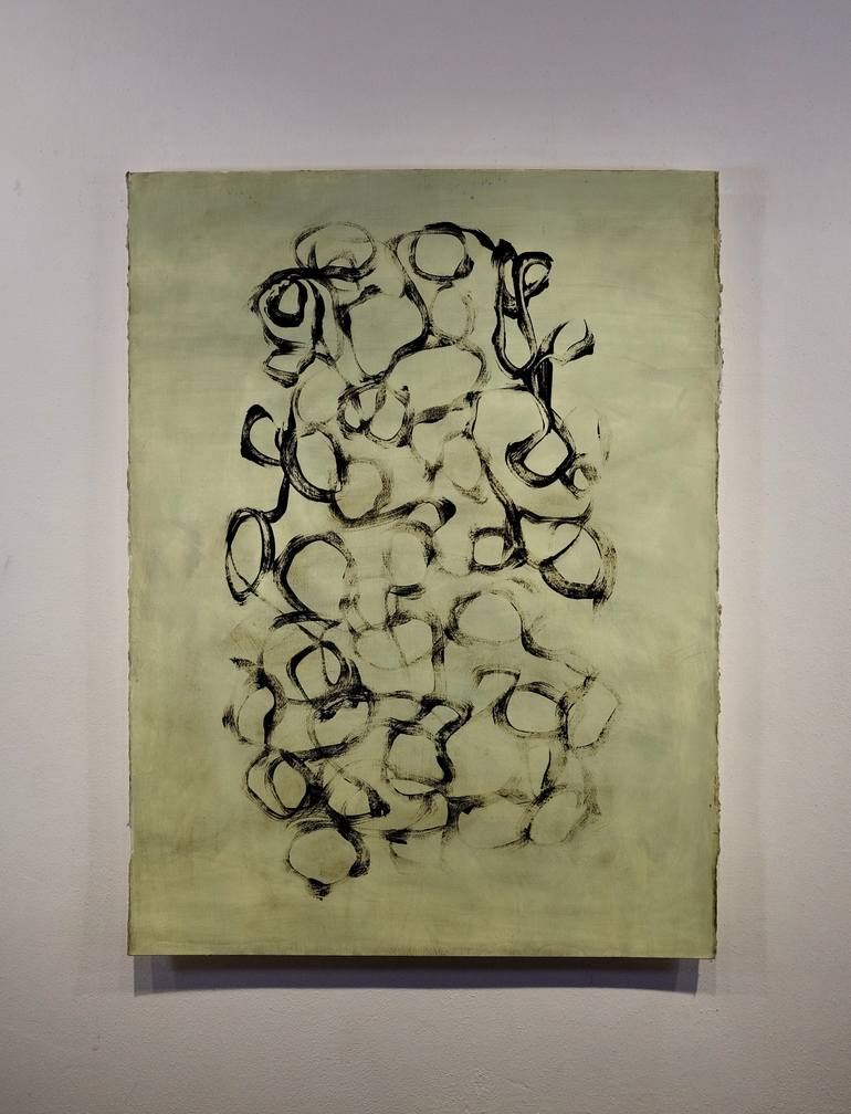 Original Abstract Expressionism Abstract Painting by Luca Brandi