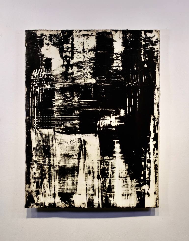 Original Abstract Expressionism Abstract Painting by Luca Brandi