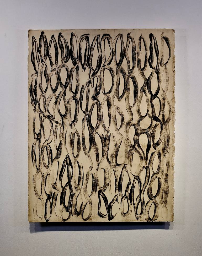 Original Abstract Expressionism Abstract Painting by Luca Brandi