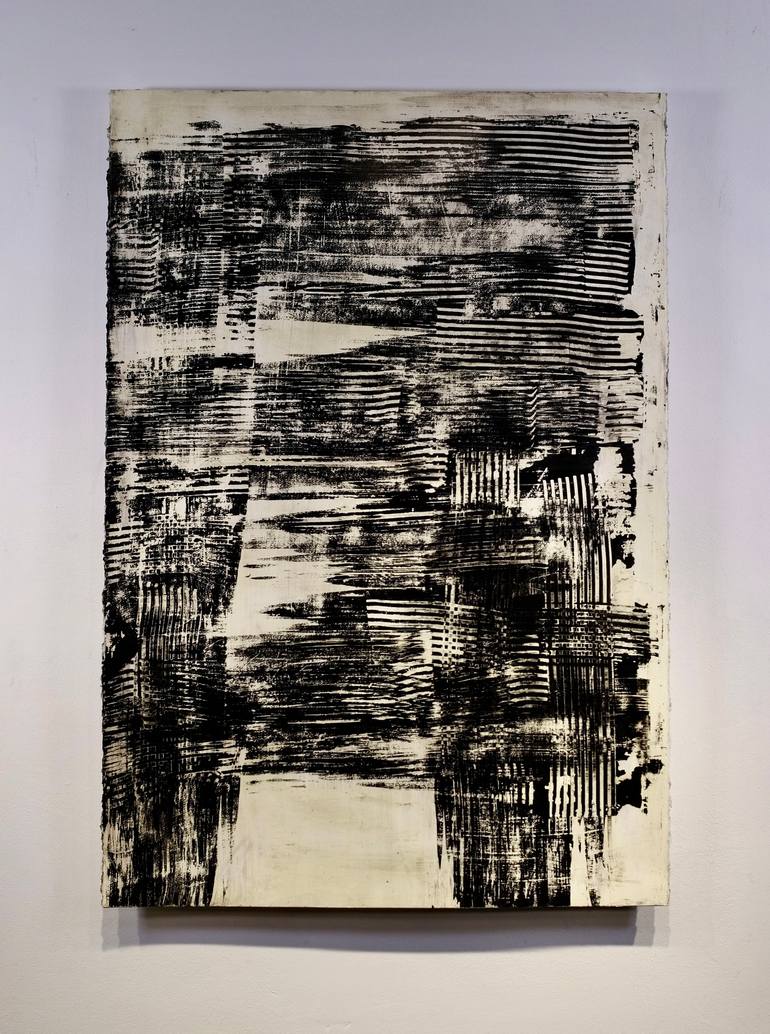 Original Abstract Expressionism Abstract Painting by Luca Brandi