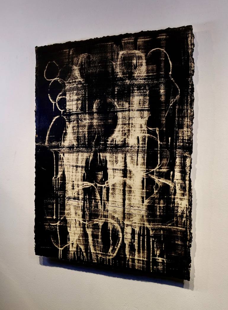 Original Abstract Expressionism Abstract Painting by Luca Brandi