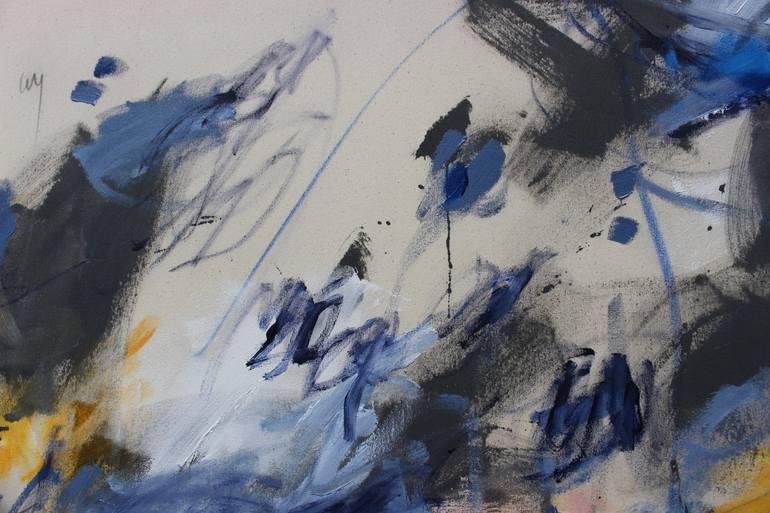 Original Abstract Expressionism Abstract Painting by Daniela Schweinsberg