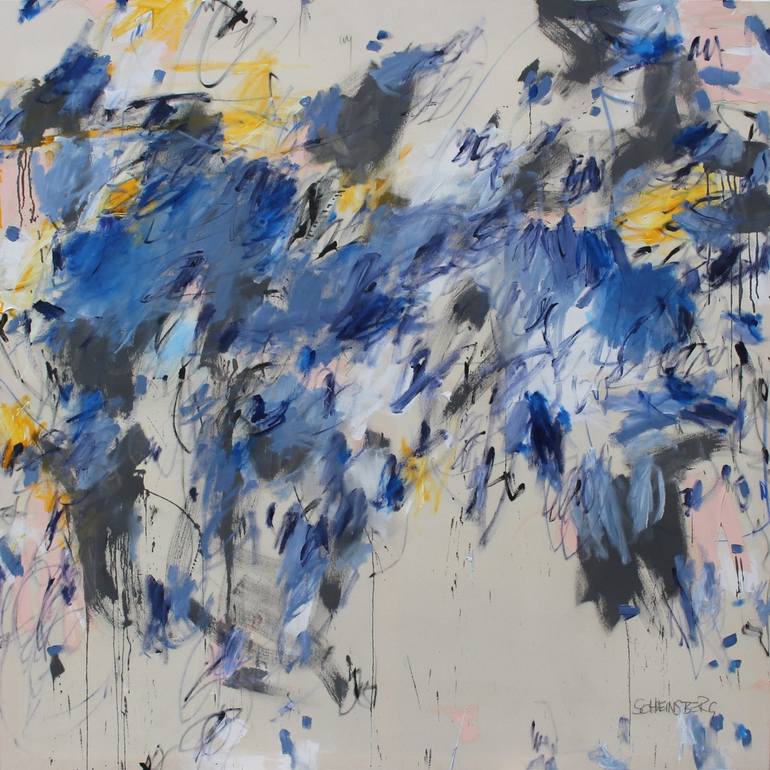 Original Abstract Expressionism Abstract Painting by Daniela Schweinsberg