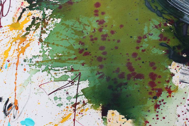 Original Abstract Expressionism Abstract Painting by Daniela Schweinsberg