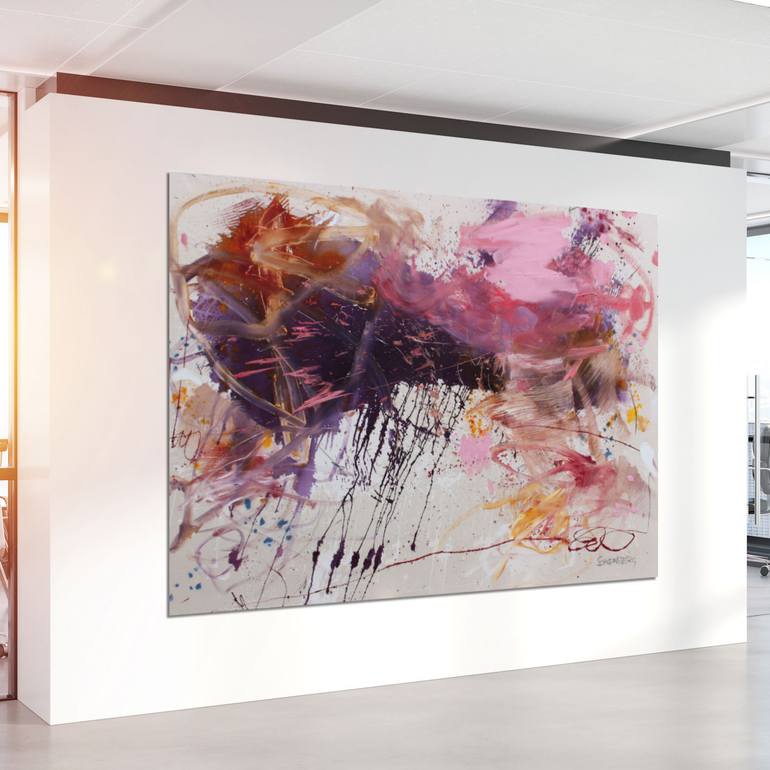 Original Abstract Expressionism Abstract Painting by Daniela Schweinsberg