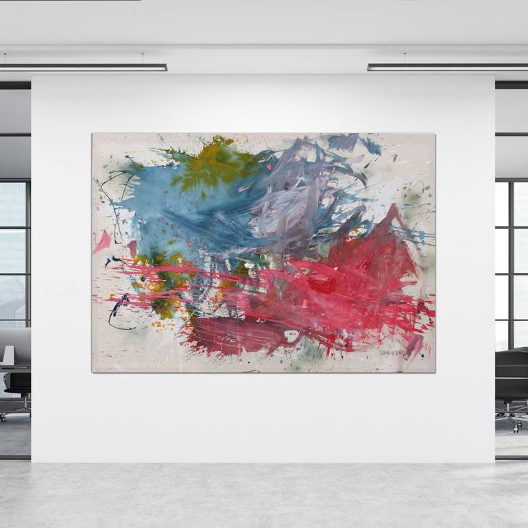 Original Street Art Abstract Painting by Daniela Schweinsberg