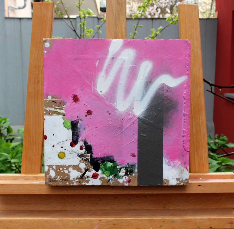 Original Abstract Expressionism Abstract Painting by Daniela Schweinsberg