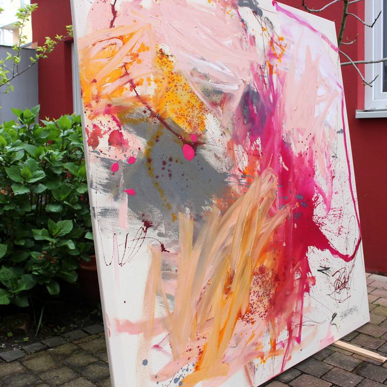 Original Street Art Abstract Painting by Daniela Schweinsberg