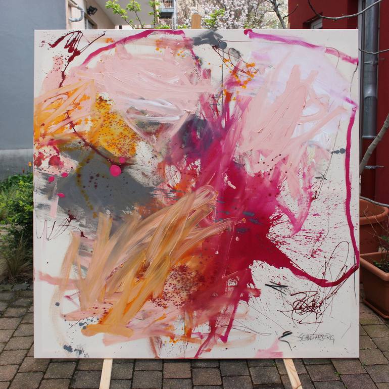 Original Street Art Abstract Painting by Daniela Schweinsberg